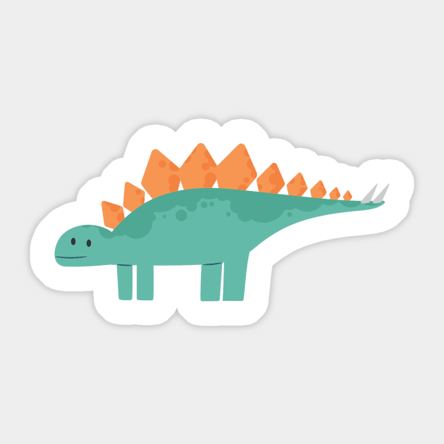 cute Dinosaur back to school Sticker by Midoart